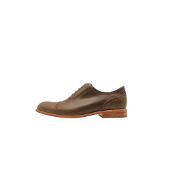 Marqués cerato camel zapatos de cuero hechos a mano - Cooperative Handmade