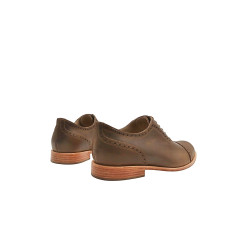 Marqués cerato camel zapatos de cuero hechos a mano - Cooperative Handmade