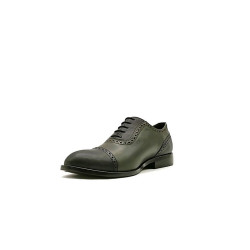 Marqués álamo verde napa negro zapatos de cuero hechos a mano - Cooperative Handmade