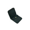 Gabo negro mate billetera de cuero hecha a mano - Cooperative Handmade