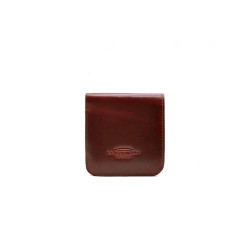 Gabo rojo billetera de cuero hecha a mano - Cooperative Handmade