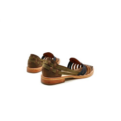Indian Beloved version Lima sandalias de cuero hechas a mano - Cooperative Handmade