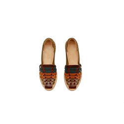 Indian Beloved version Lima sandalias de cuero hechas a mano - Cooperative Handmade