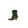 Pour Nina verde álamo botas de cuero hechas a mano - Cooperative Handmade
