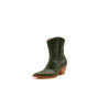 Pour Nina verde álamo botas de cuero hechas a mano - Cooperative Handmade