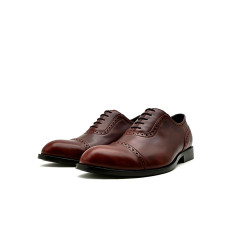 Marqués ranger rojo zapatos de cuero hechos a mano - Cooperative Handmade
