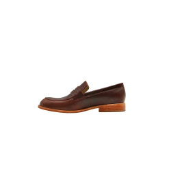 Otto version B ranger rojo mocasines de cuero hechos a mano - Cooperative Handmade
