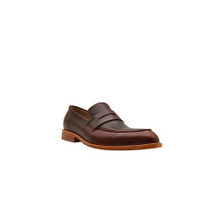 Otto version B ranger rojo mocasines de cuero hechos a mano - Cooperative Handmade