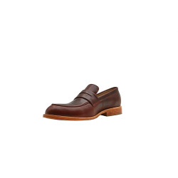 Otto version B ranger rojo mocasines de cuero hechos a mano - Cooperative Handmade