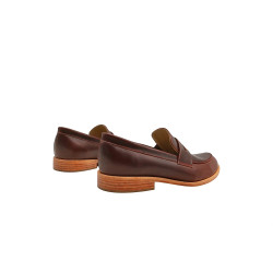 Otto version B ranger rojo mocasines de cuero hechos a mano - Cooperative Handmade