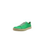 Baires napa verde cian blanco elástico zapatillas de cuero hechas a mano - Cooperative Handmade