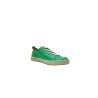 Baires napa verde cian blanco elástico zapatillas de cuero hechas a mano - Cooperative Handmade
