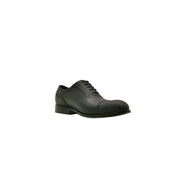 Marqués total black graso napa zapatos de cuero hechos a mano - Cooperative Handmade