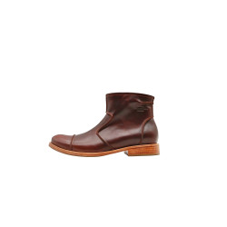 LA69 ranger rojo botines de cuero botineshechos a mano- Cooperative Handmade