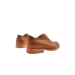 Marqués álamo caramelo zapatos de cuero hechos a mano - Cooperative Handmade