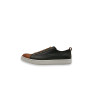 Baires bee versión napa negro álamo caramelo blanco zapatillas de cuero hechas a mano - Cooperative Handmade