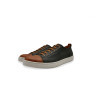 Baires bee versión napa negro álamo caramelo blanco zapatillas de cuero hechas a mano - Cooperative Handmade
