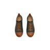 Baires bee versión napa negro álamo caramelo blanco zapatillas de cuero hechas a mano - Cooperative Handmade