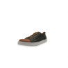 Baires bee versión napa negro álamo caramelo blanco zapatillas de cuero hechas a mano - Cooperative Handmade
