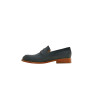 Otto version B azul océano graso mocasines de cuero hechos a mano - Cooperative Handmade