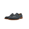 Otto version B azul océano graso mocasines de cuero hechos a mano - Cooperative Handmade