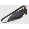 Toba napa negro bolso de hombro de cuero hecho a mano - Cooperative Handmade