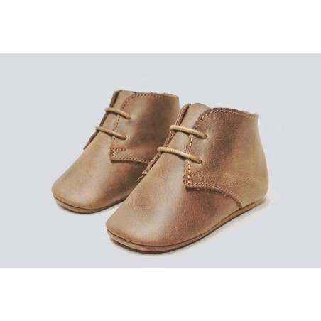 Chavito camel zapatos de cuero hechos a mano - Cooperative Handmade