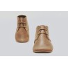 Chavito Camel zapato para niño hecho a mano de cuero cerato