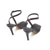 Colette version B napa morado tacos de cuero hechos a mano - Cooperative Handmade