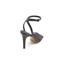 Colette version B napa morado tacos de cuero hechos a mano - Cooperative Handmade
