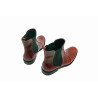 Hache rojo zapatos de cuero hechos a mano - Cooperative Handmade