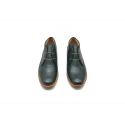 Chavo NG napa negro detalles beige zapatos de cuero hechos a mano - Cooperative Handmade