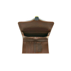 Ana ranger marrón bolso de hombro de cuero hecho a mano - Cooperative Handmade