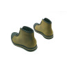 Ocho verde olivo negro mate detalles beige zapatos de cuero hechos a mano - Cooperative Handmade