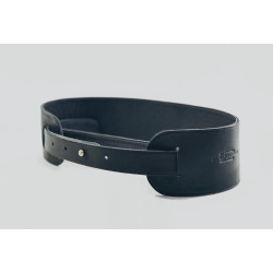 Vespucci cinturón de cuero hecho a mano napa negro