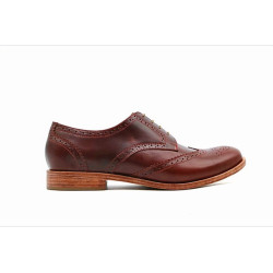 Borges Rojo zapatos de cuero hecho a mano - Cooperative Handmade