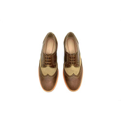 Borges camel y arena zapatos de cuero hecho a mano - Cooperative Handmade