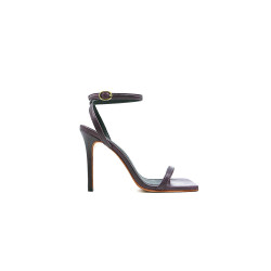 Colette morado tacos de cuero hecho a mano - Cooperative Handmade