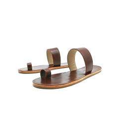 Arena ranger rojo sandalias de cuero hechas a mano - Cooperative Handmade